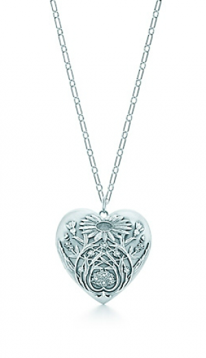 Ziegfeld Collection daisy locket in sterling silver on a chain - The Great Gatsby collection.PNG